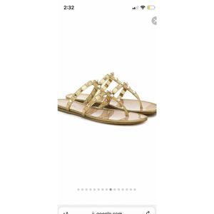 COPY - Valentino Garavani gold sandals with studs